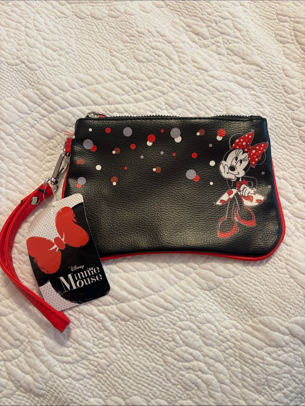 Minnie Mouse wrist pouch